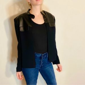 🖤 VINTAGE Black Leather Garfield Marks Jacket 6